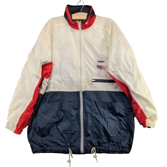 Transamerica Expedition 1994 Men's Windbreaker Jacket Large Multicolor Full Zip - Picture 1 of 16